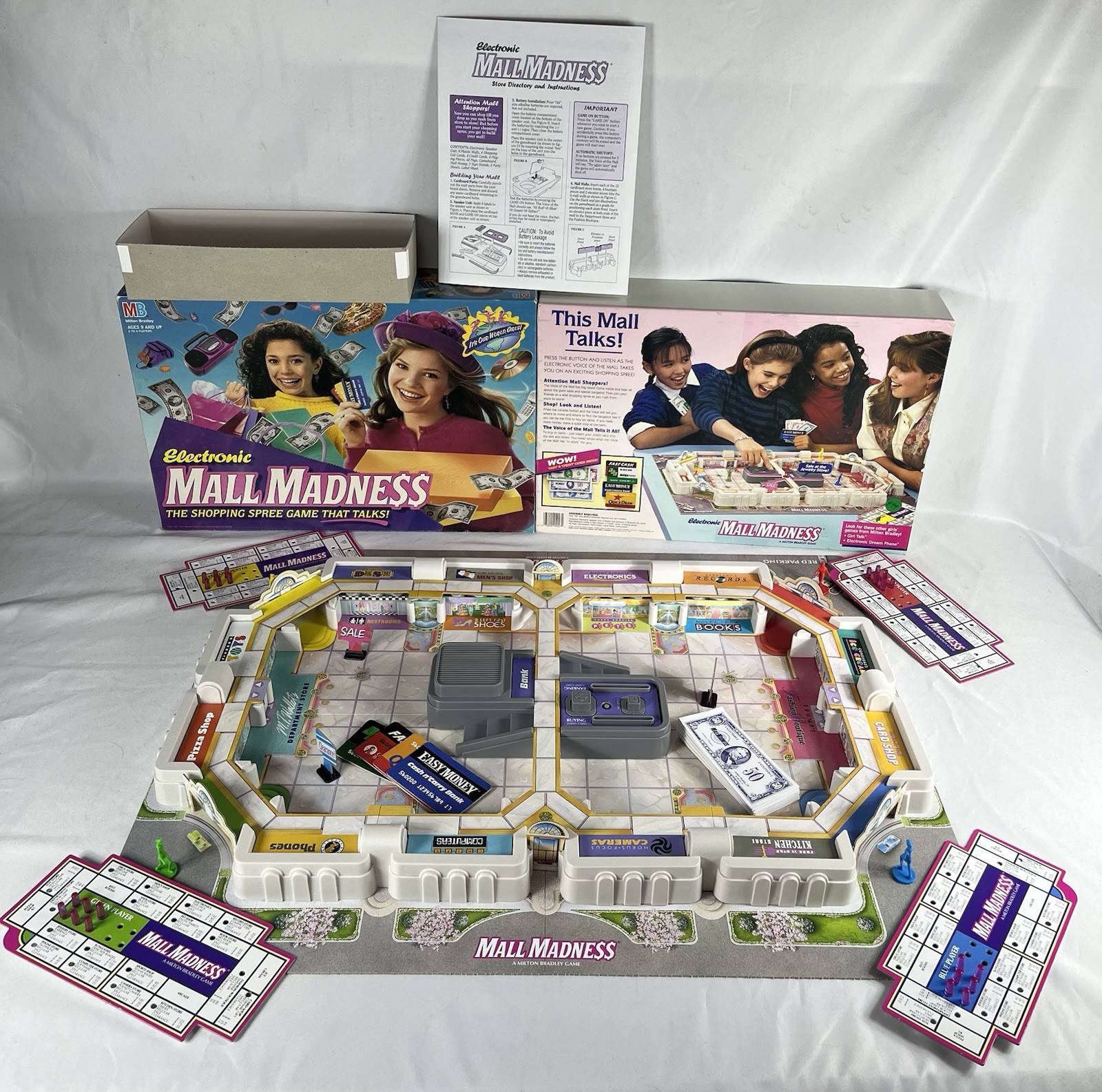 Electronic Mall Madness Milton Bradley-100% Complete w/ Working Electronic Unit