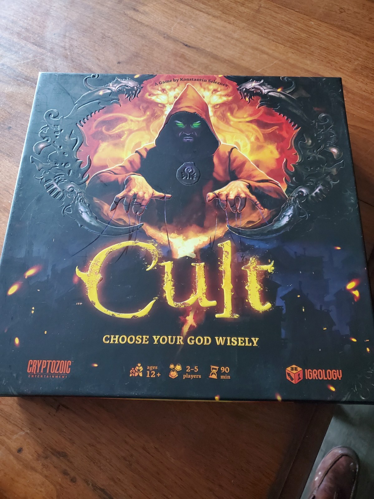 Cryptozoic Boardgame Cult – Choose Your God Wisely (Kickstarter Ed) Box