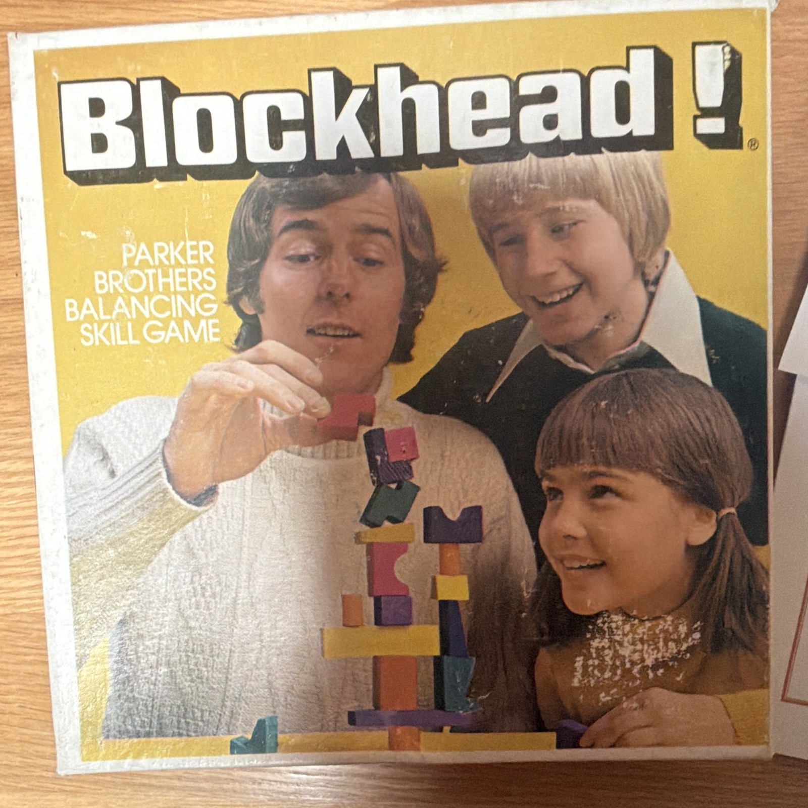 Parker Brothers Blockhead! Balance Skill & Action Game, 1+ Players, Ages 4+