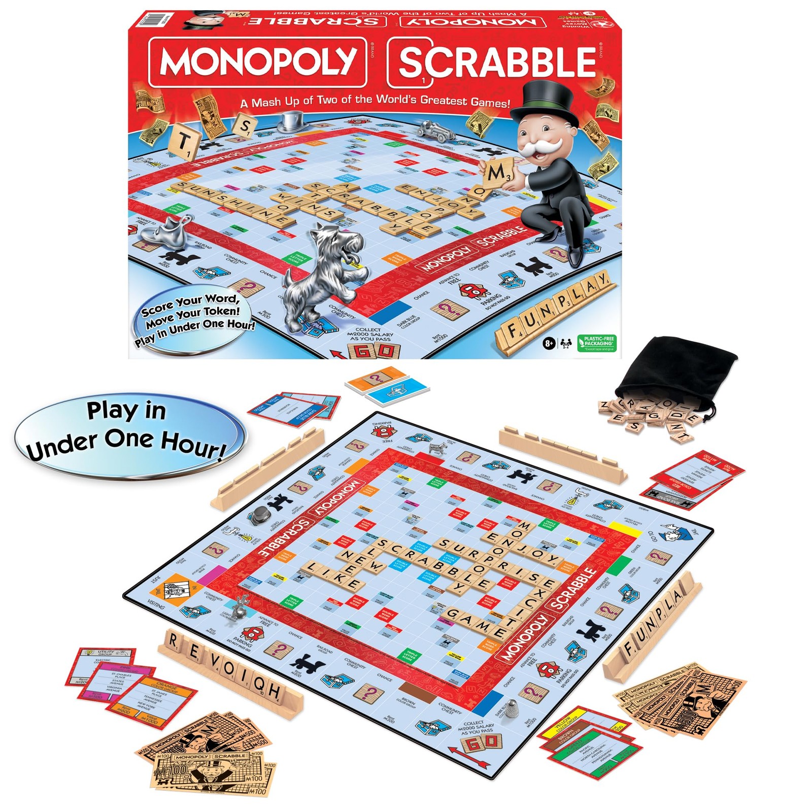 Monopoly Scrabble Game Play In Under One Hour Score Your Scrabble Word – Move