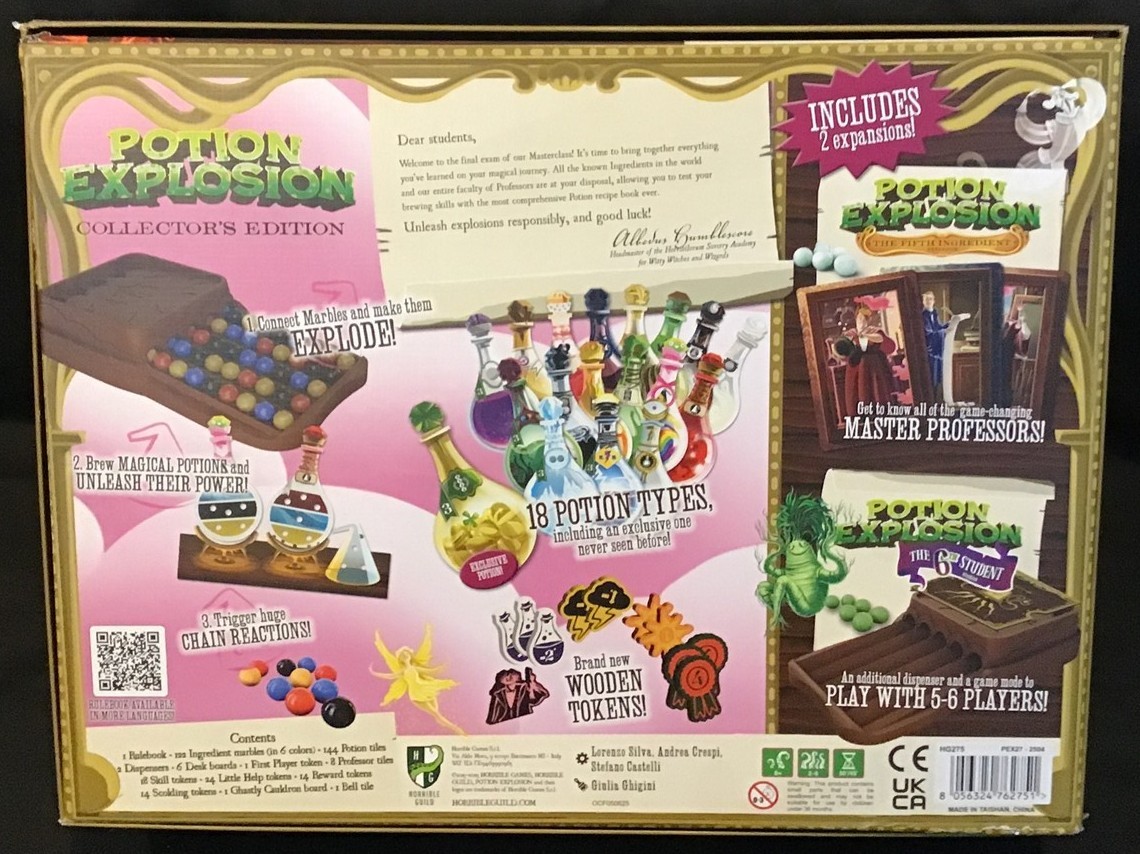 Potion Explosion ~ Collector’s Edition ~ Base and Two Expansions ~ OEJ