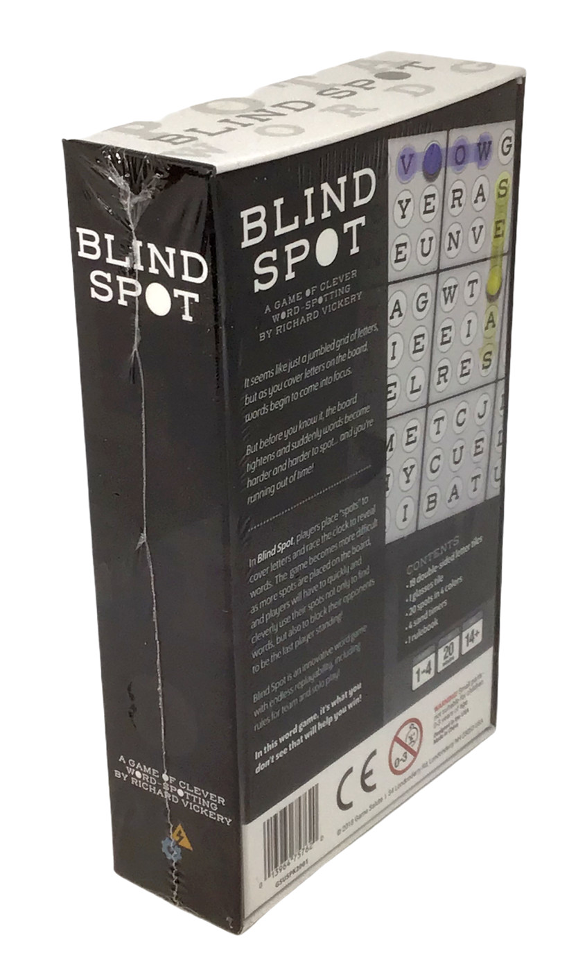 Blind Spot Game A Word Family Richard Vickery Sparks Works Factory Sealed NEW