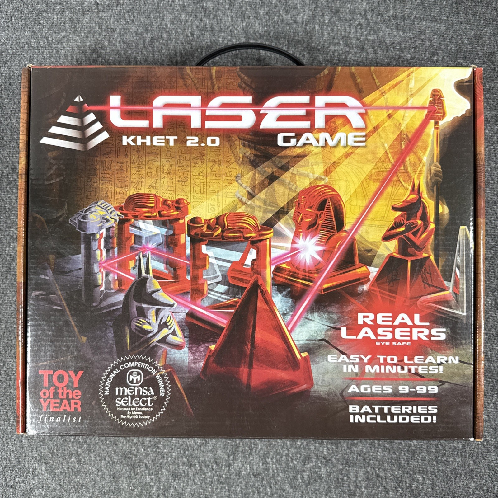 Laser Khet 2.0 Board Game Strategy 2010 Innovention Toys Complete Tested!