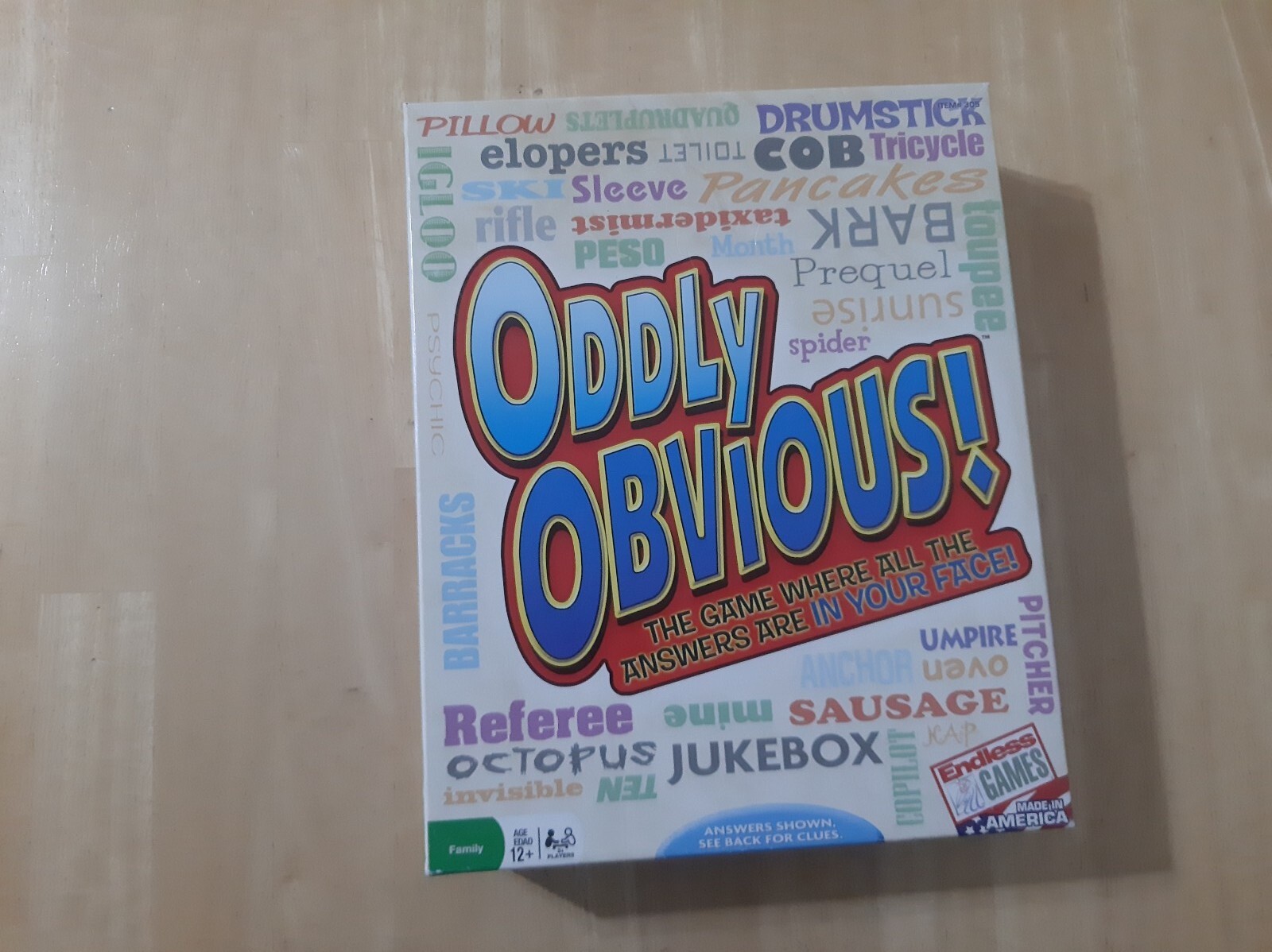 Game ‘Oddly Obvious’ Board Game Answers Are In Your Face At Home Family Fun
