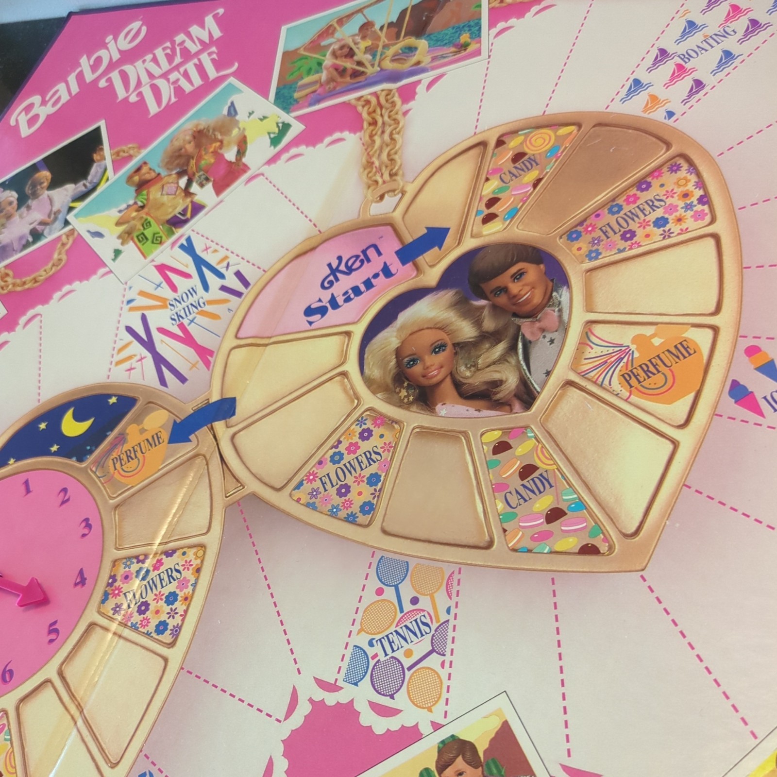 1992 Barbie DREAM DATE Board Game Brand. great for collectors! See Description.