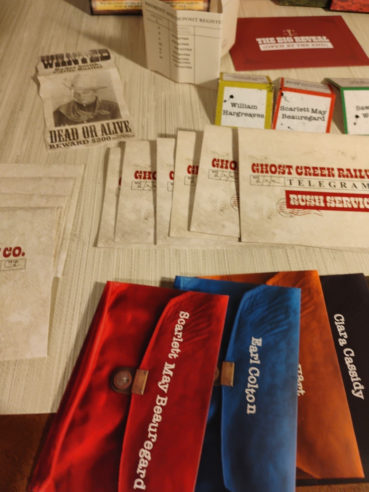 Last Chance Saloon Murder Mystery Game Missing One Envelope