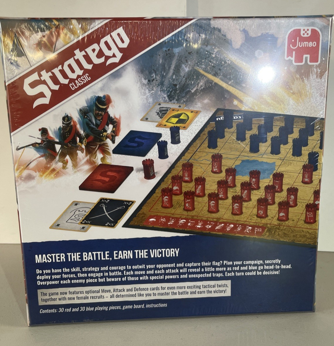 Stratego Classic Board Game – Extra Variant, Battle Cards – Sealed – Brand New