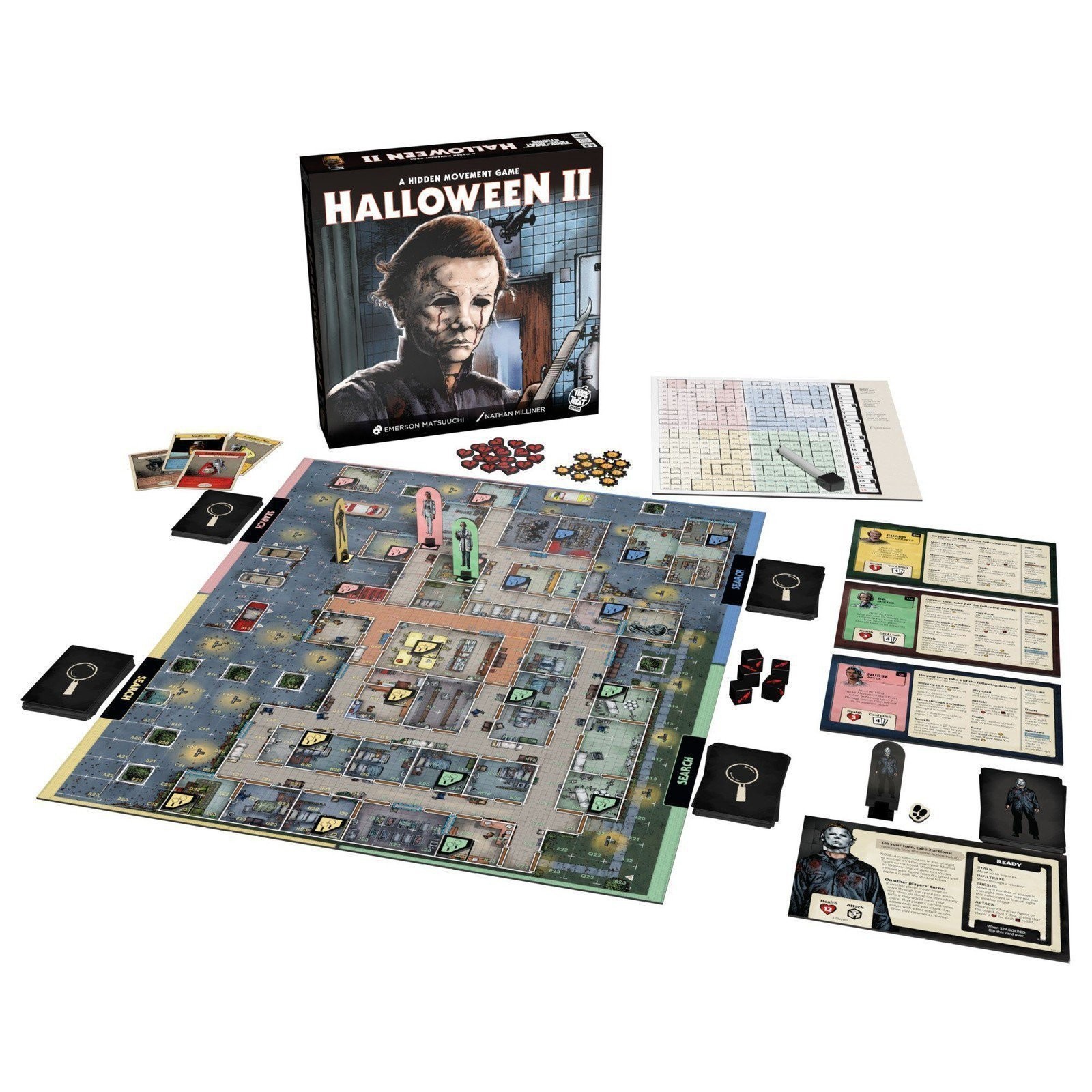Trick Or Treat Studios Halloween 2 Board Game – Hidden Movement Strategy Game…