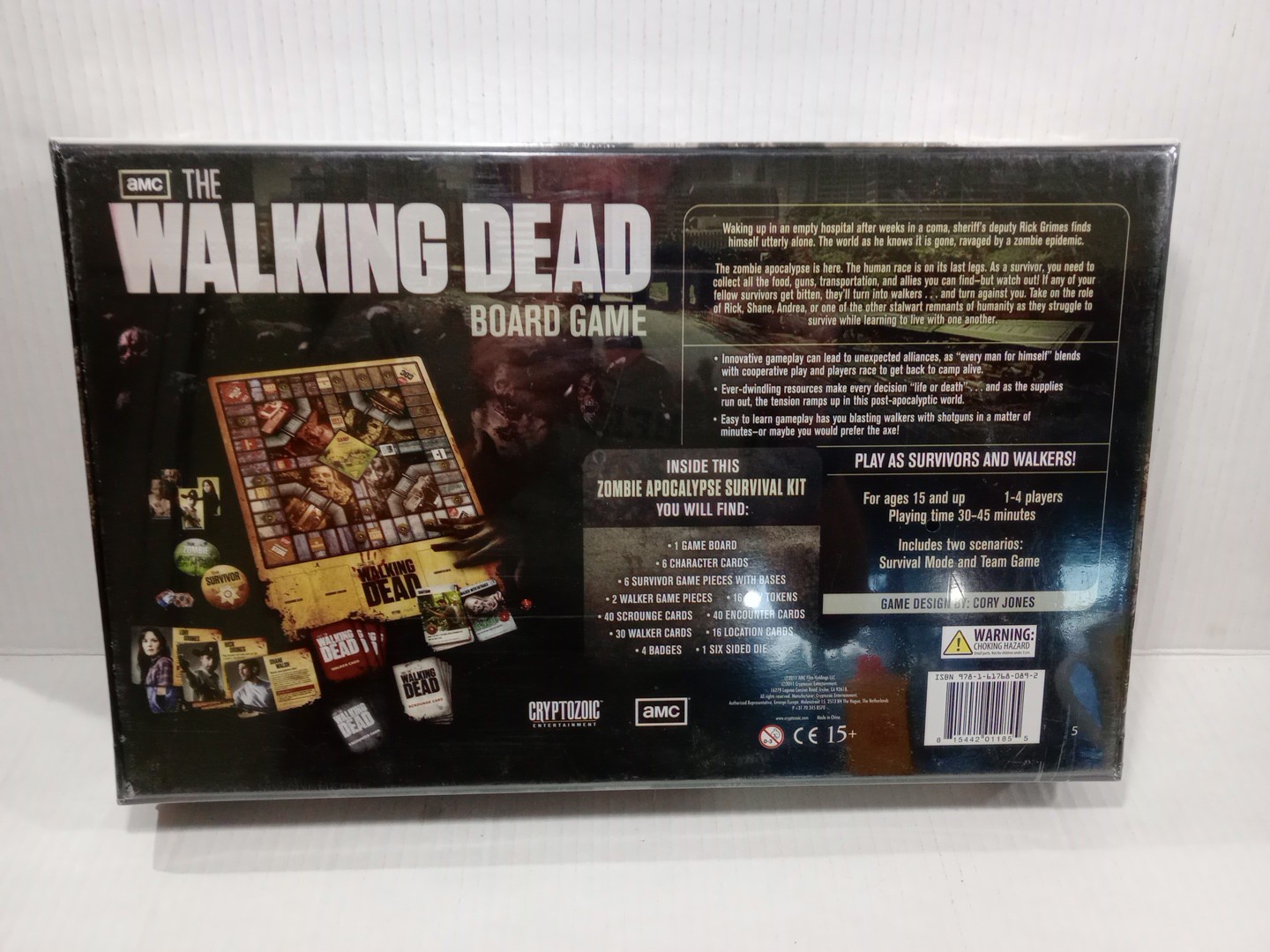 The Walking Dead Board Game, 2011 Cryptozoic, AMC TWD, Brand New & Sealed Box