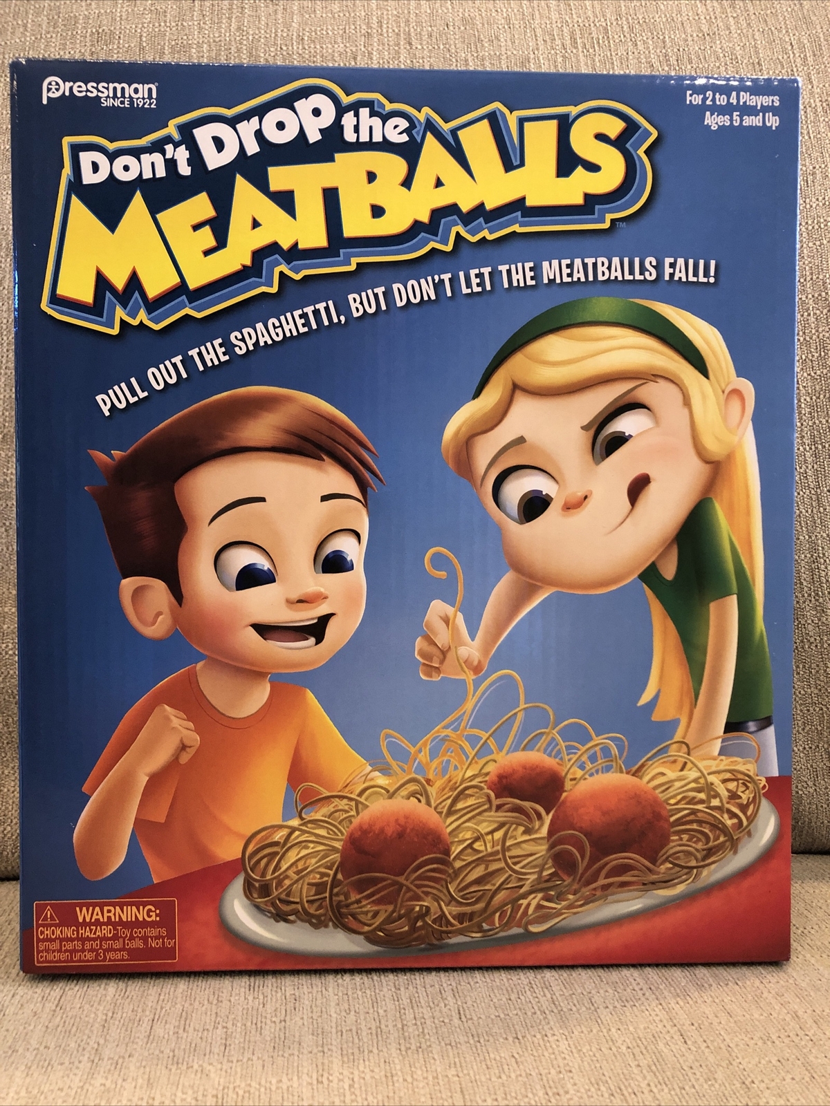 NEW Dont Drop The MEATBALLS Game 2-4 Players Ages 5 And Up