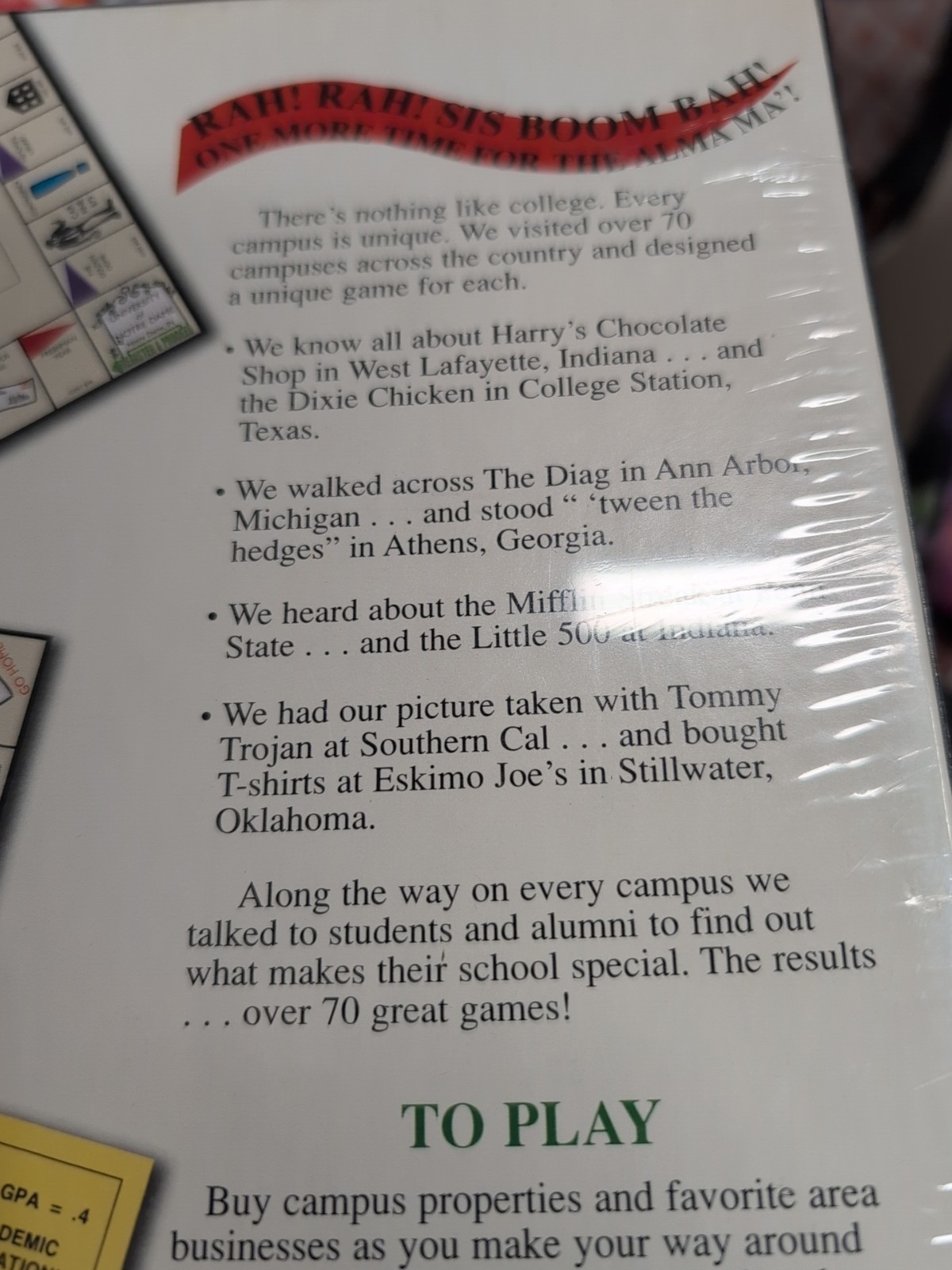Michiganopoly – University of Michigan Alumni Monopoly Board Game NEW! Sealed BN