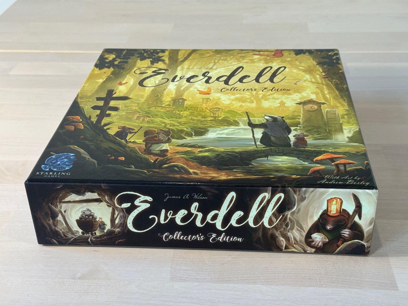 Everdell + Spirecrest Collector’s Editions Board Game Complete Starling