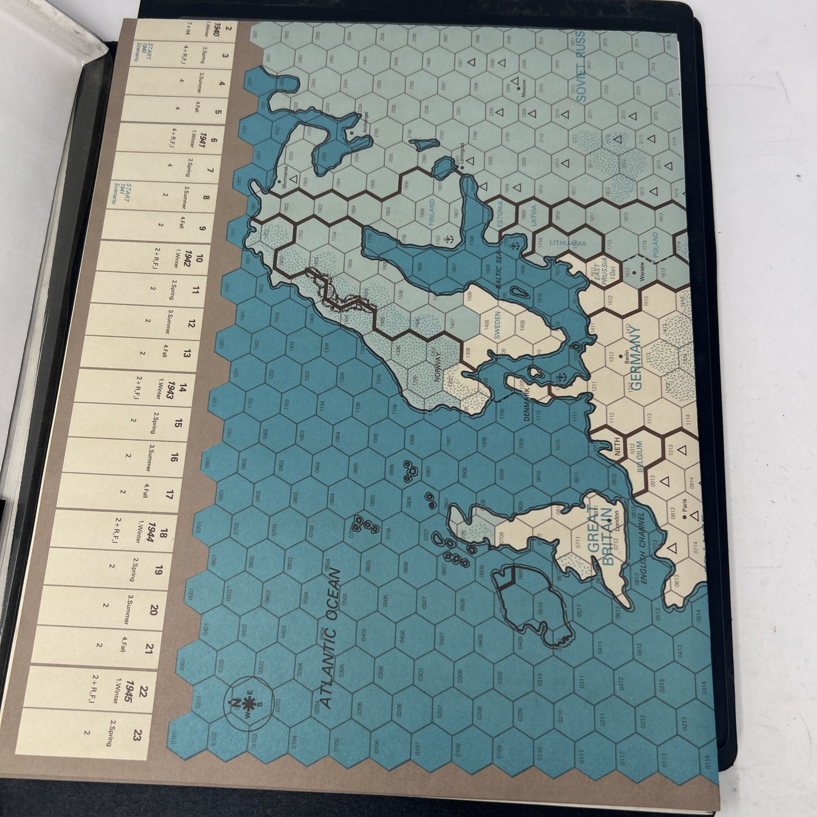 SPI World War II European Theater of Operations Historical Punched Copy Tray