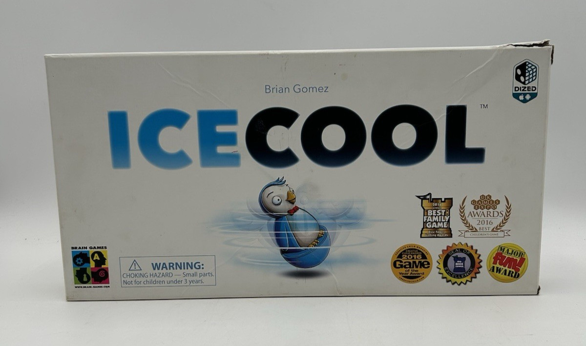 Ice Cool Family Board Game Brain Games 2016 Award Winning Penguins 100% Complete
