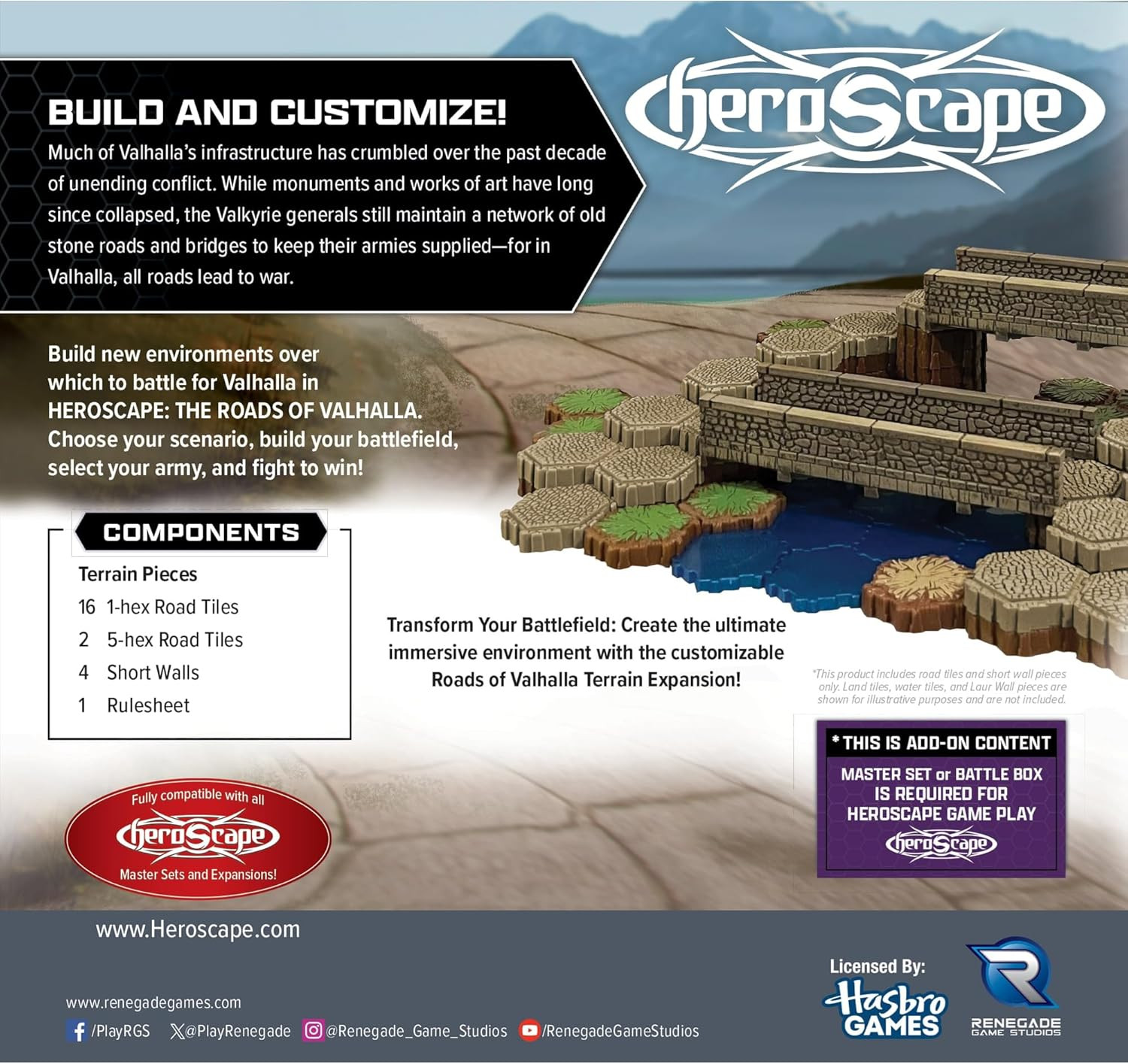 Heroscape: Roads of Valhalla Terrain Expansion