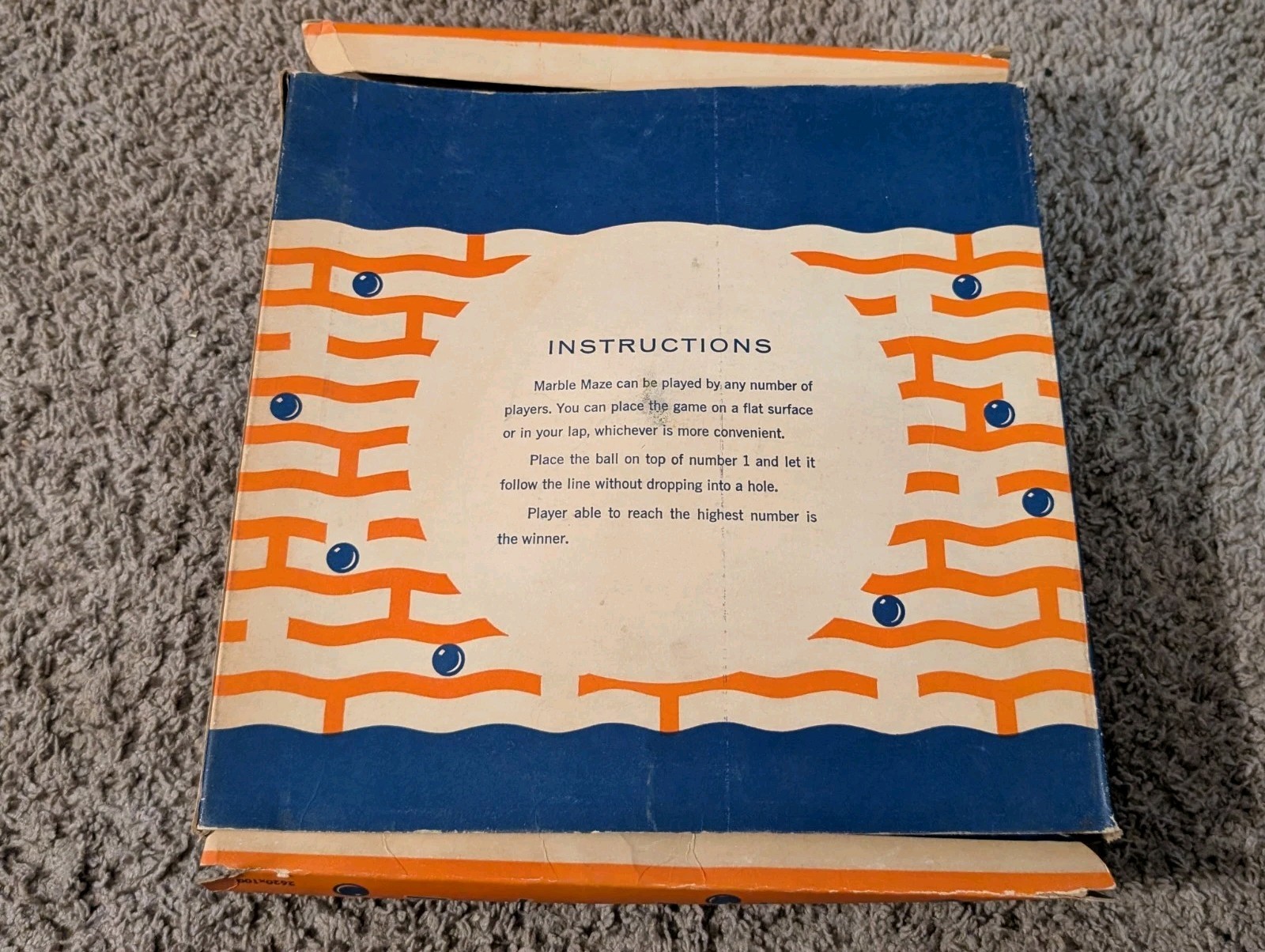 Vintage Hasbro “Haunted Mountains” Marble Maze Skill Game in Original Box