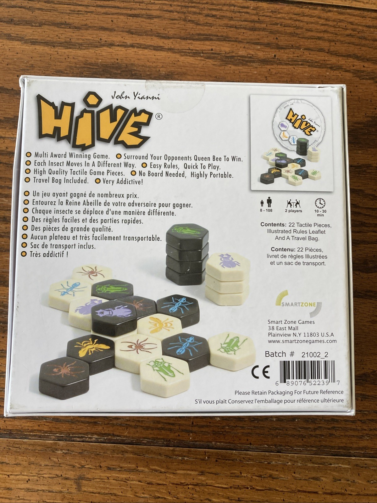 Hive Boardgame John Yianni Smart Zone Strategy Game Crawling With Possibilities