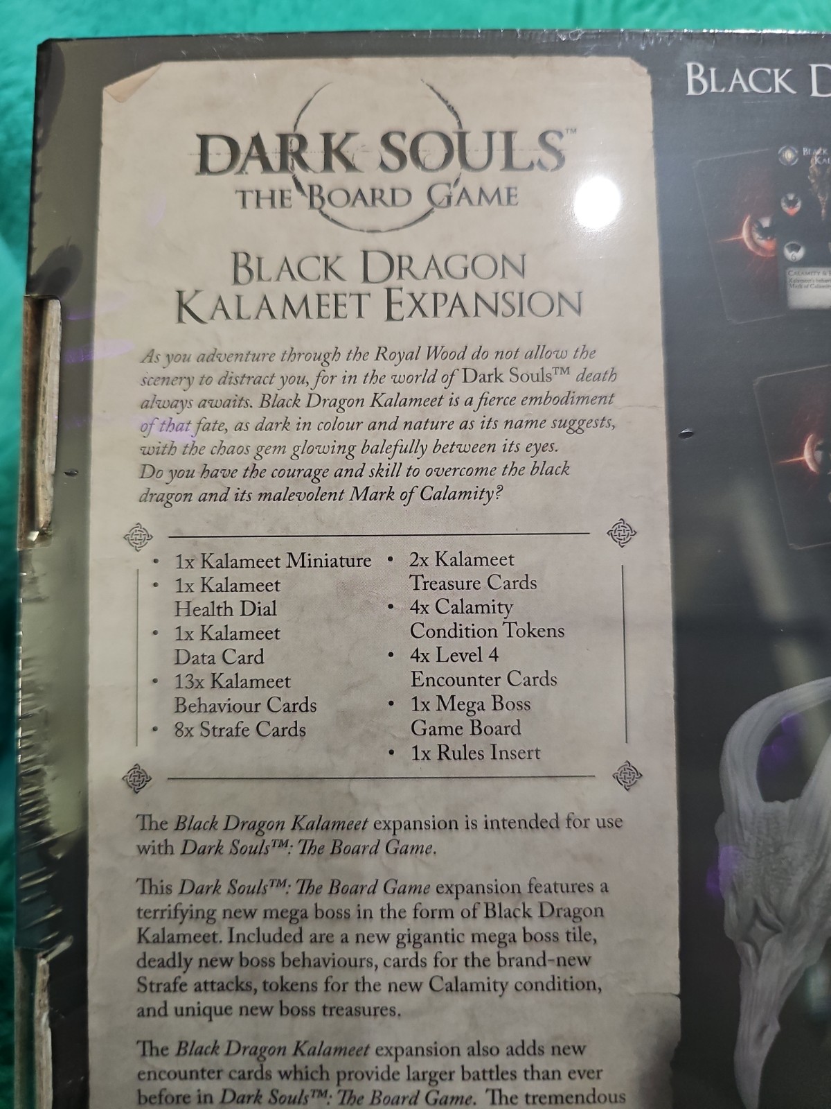 Dark Souls: The Board Game: Black Dragon Kalameet Expansion; NIB/New/Sealed