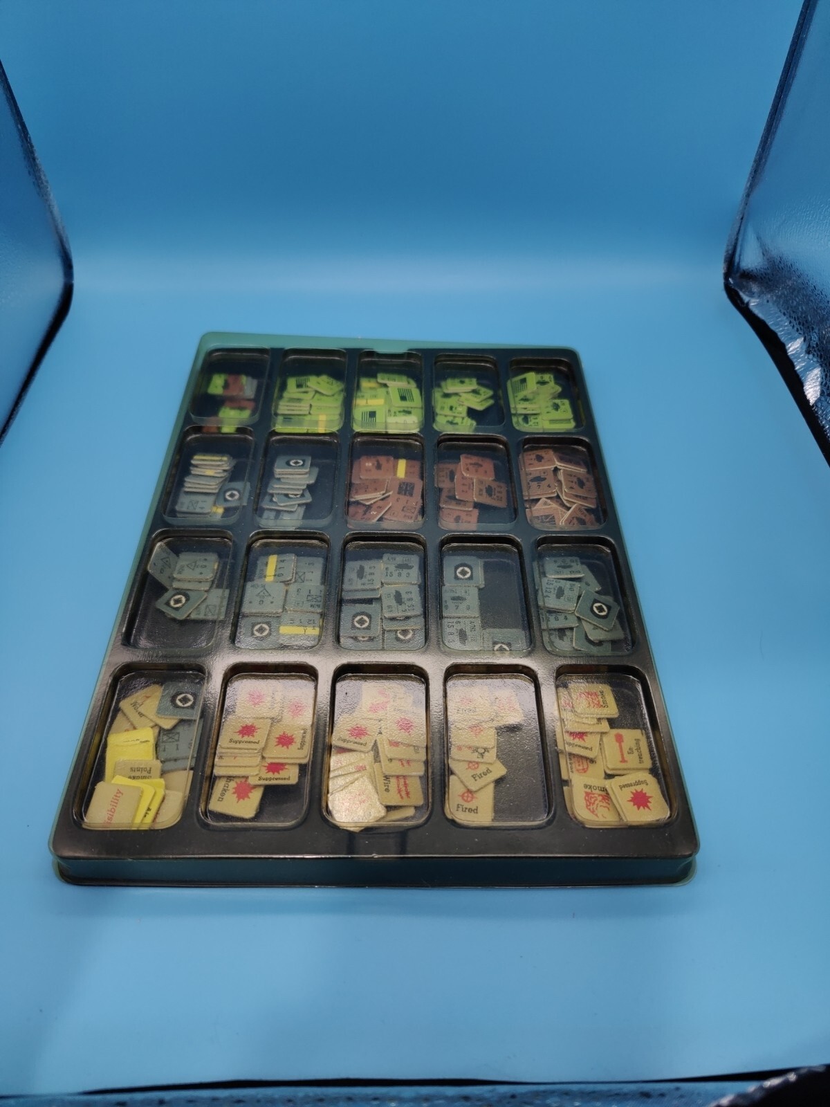 Western Front Tank Leader by West End Games Complete punched counters clipped