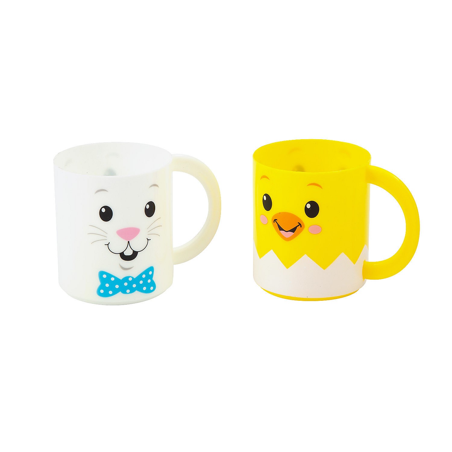 Easter Animal Reusable Plastic Mugs – 12 Pc.