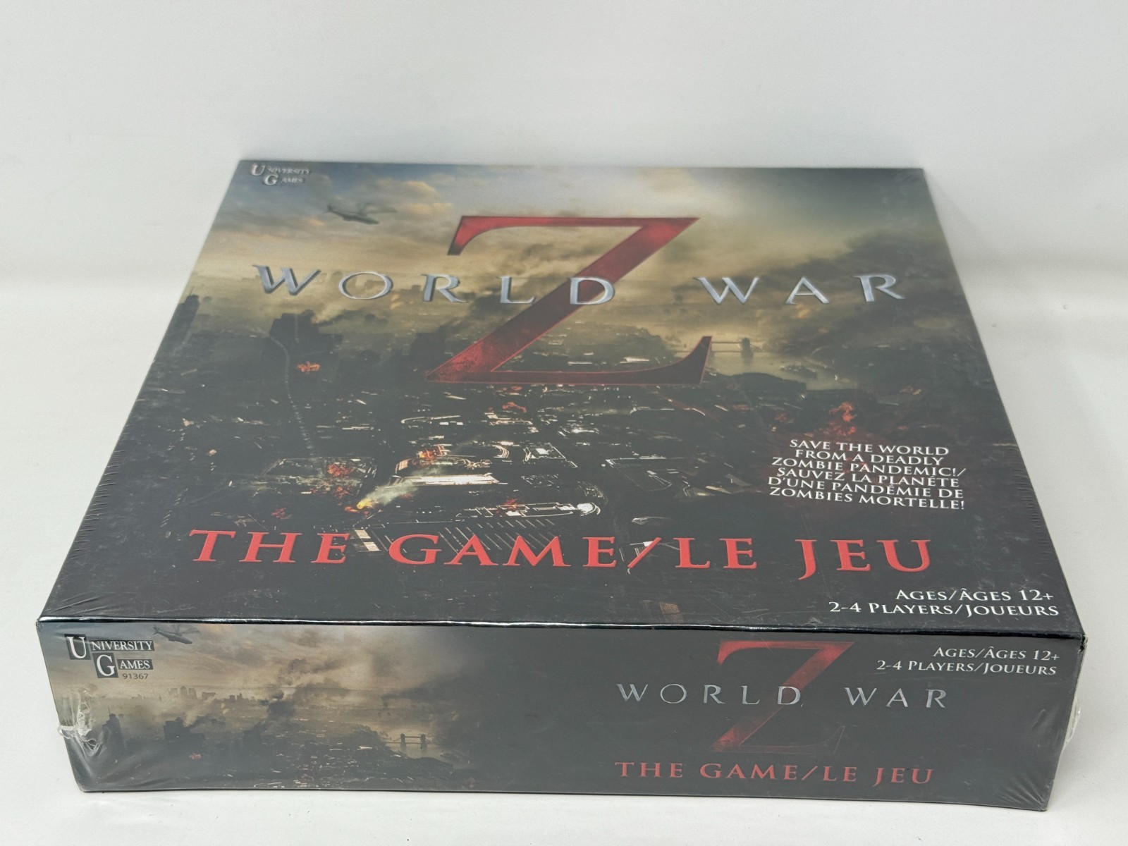 World War Z Board Game University Games Zombies 2-4 Players Ages 12 Up