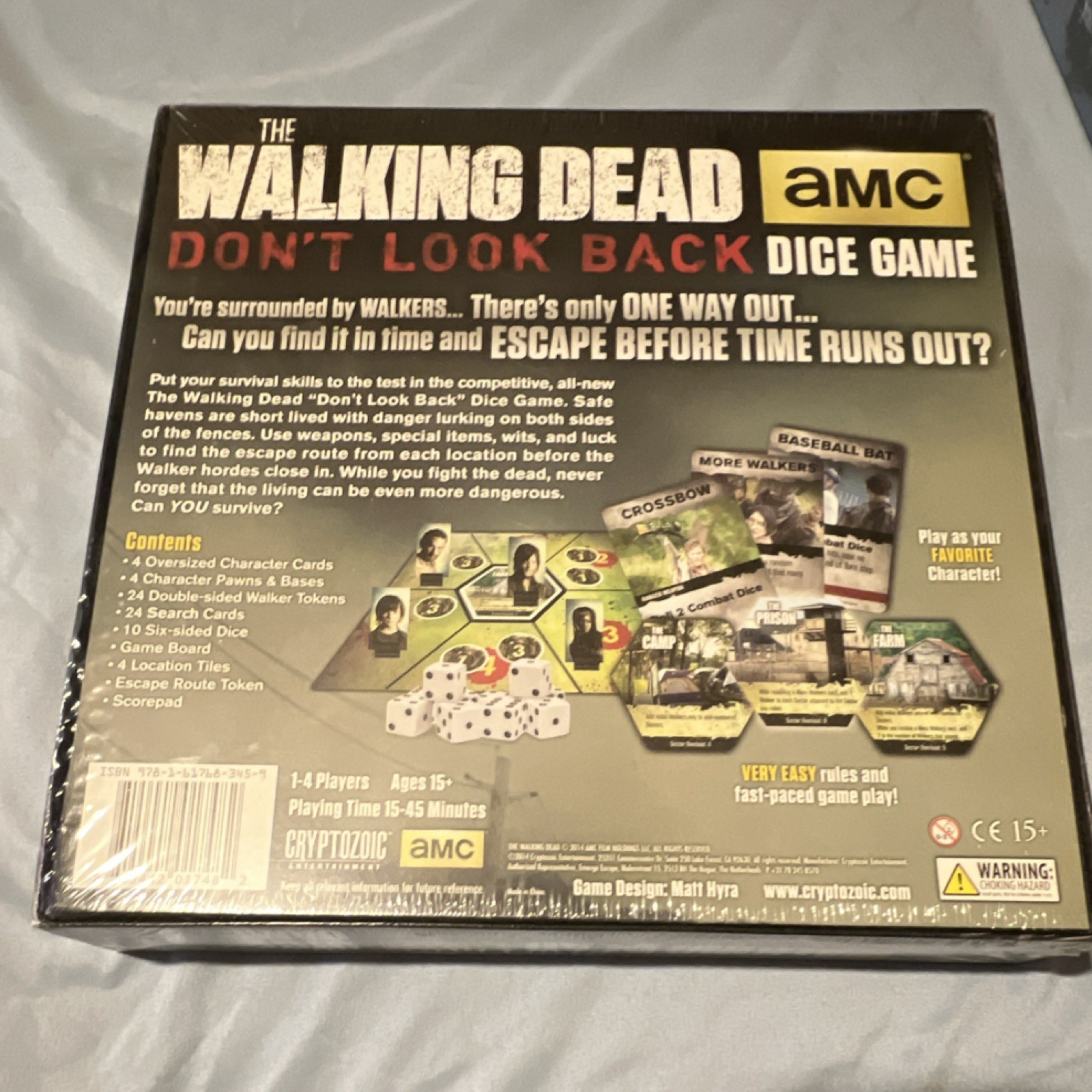 Cryptozoic Cardinal The Walking Dead Game Lot Complete Ages 13+ Horror TV
