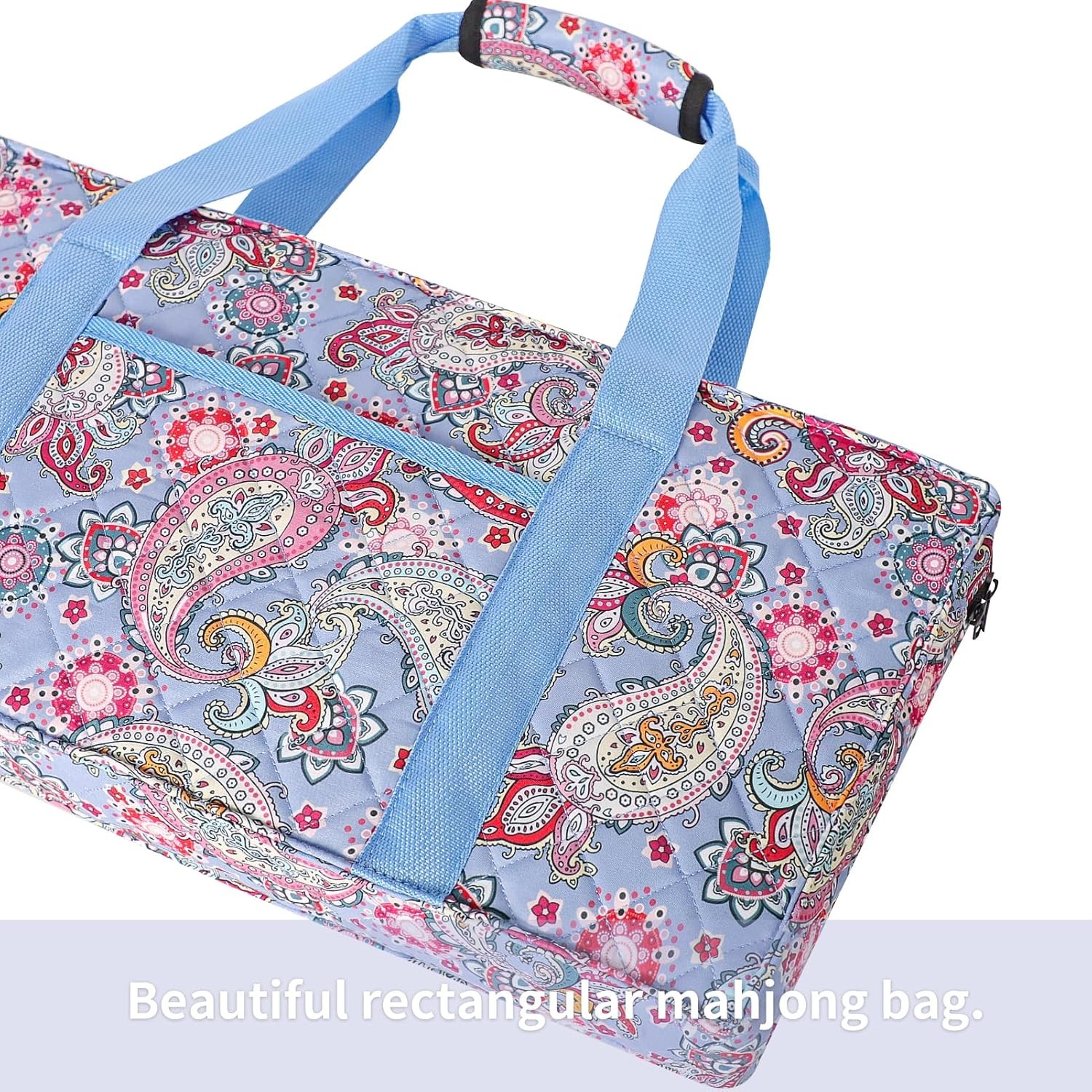 Set,166 White Tiles with Printed Rectangular Bag and Accesso…