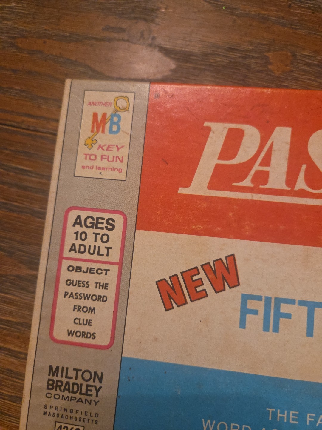 Vintage 1970 MB Milton Bradley Password 15th Edition no. 4260