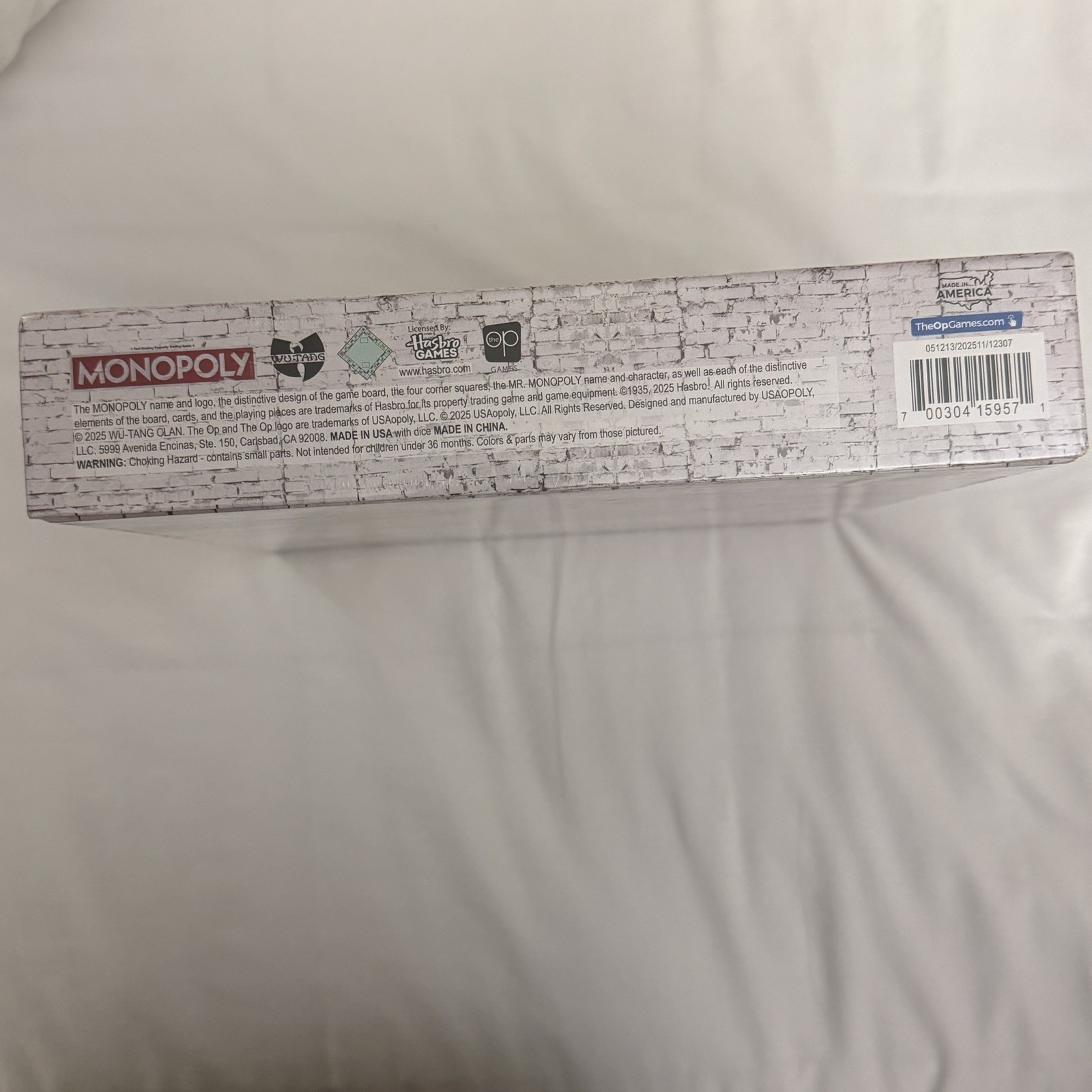 Wu Tang Clan MONOPOLY Board Game Cream (C.R.E.A.M. Edition) NEW SEALED IN BOX