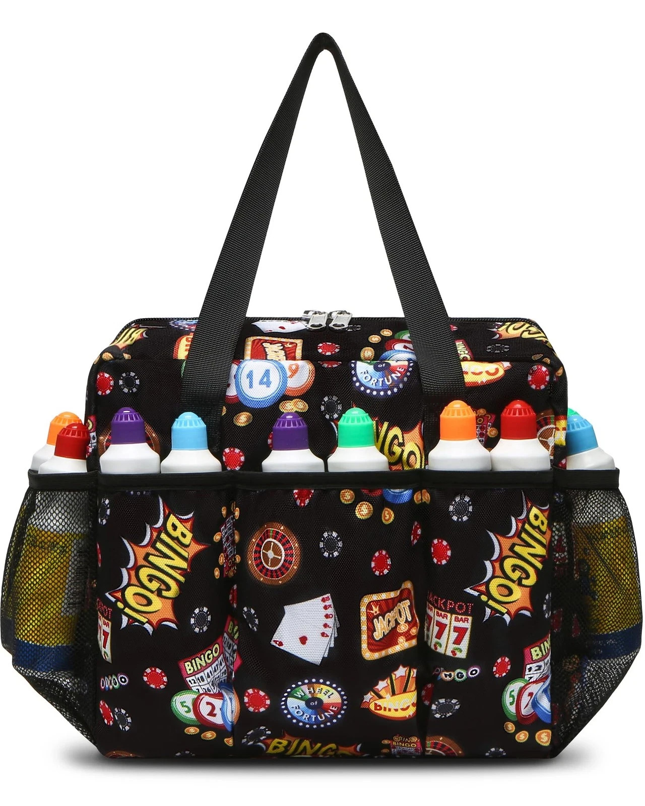 Bingo Bag for Bingo Accessories Bingo Bags with Pockets for Bingo Daubers Dab…