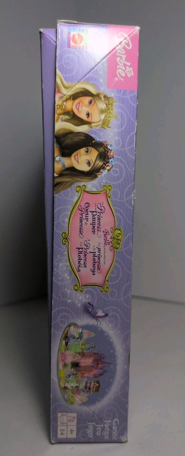 Mattel Barbie 2004 the Princess and the Pauper Board Game See Description