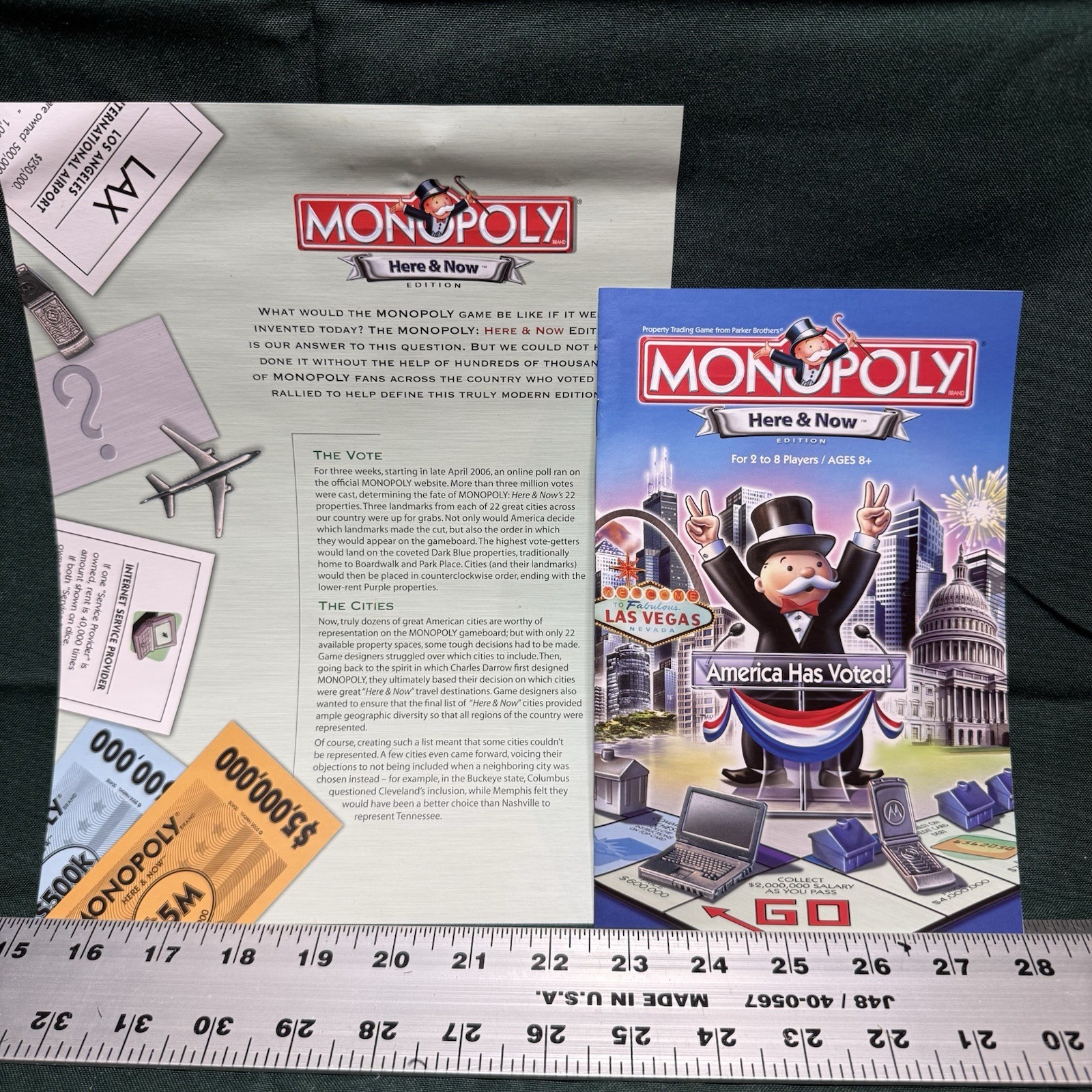 Monopoly Here and Now Edition COMPLETE Unit Works Parker Brothers 2006 USA