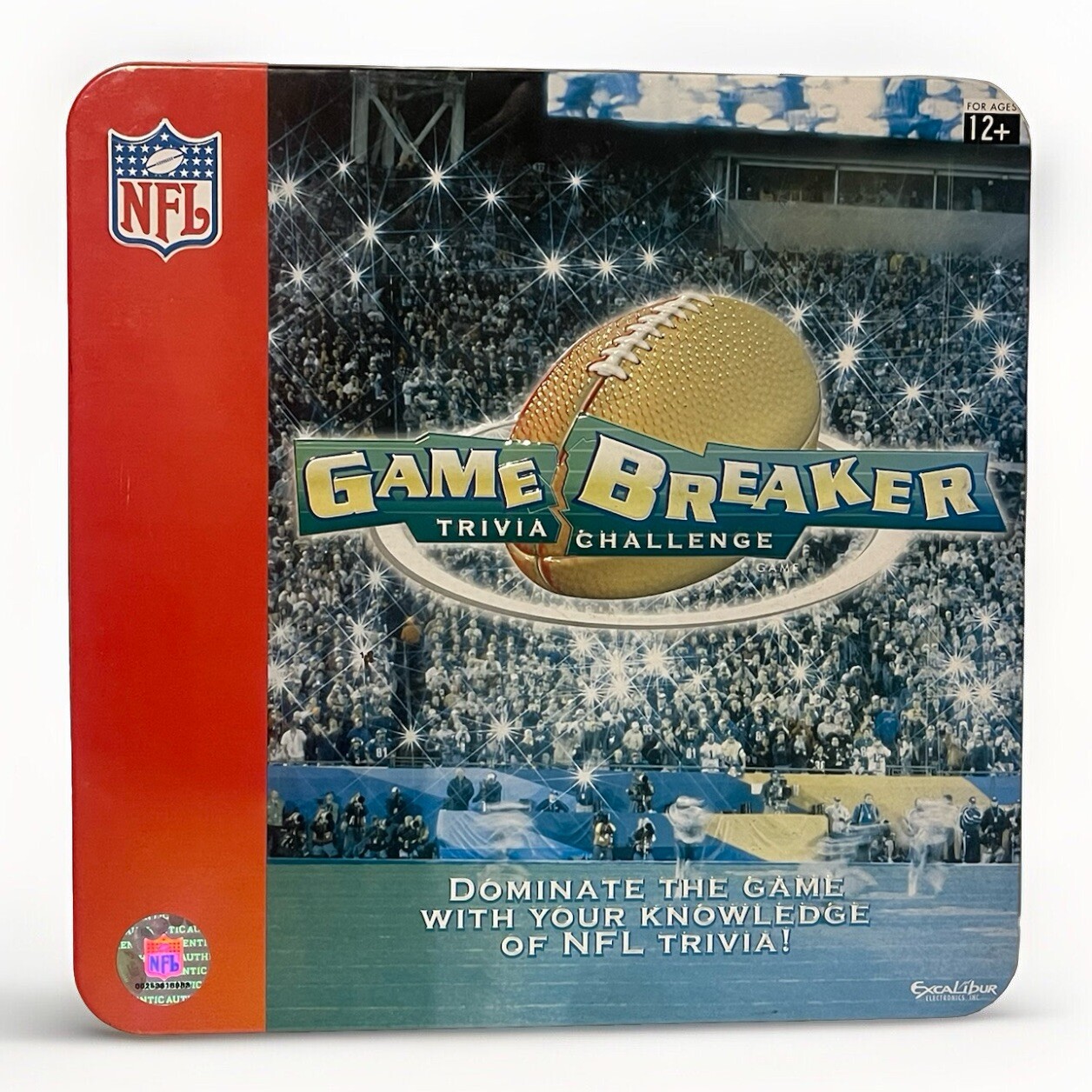 Excalibur 2007 Game Breaker Trivia Challenge NFL Collector’s Tin Complete