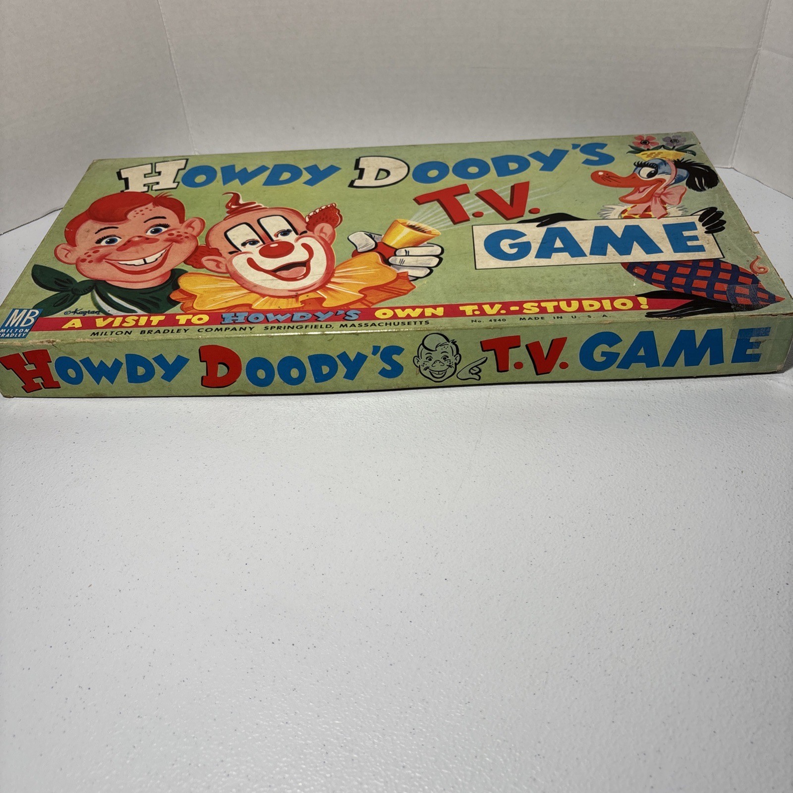 Vintage 1950s Howdy Doody’s TV Game Milton Bradley Board Game Complete