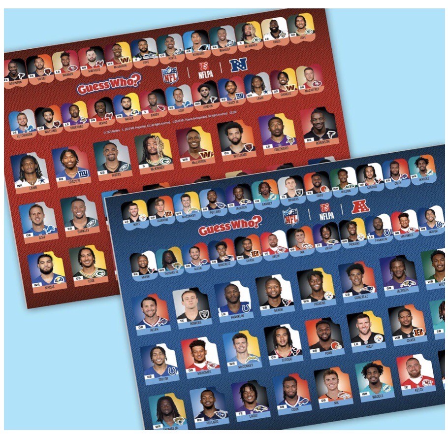 Guess Who? NFL Edition Board Game | Officially Licensed NFL Game – NIP 🇺🇸