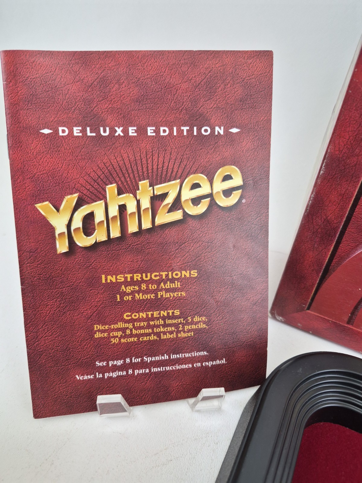 Milton Bradley Deluxe Edition Yahtzee Dice Game 1997 Complete