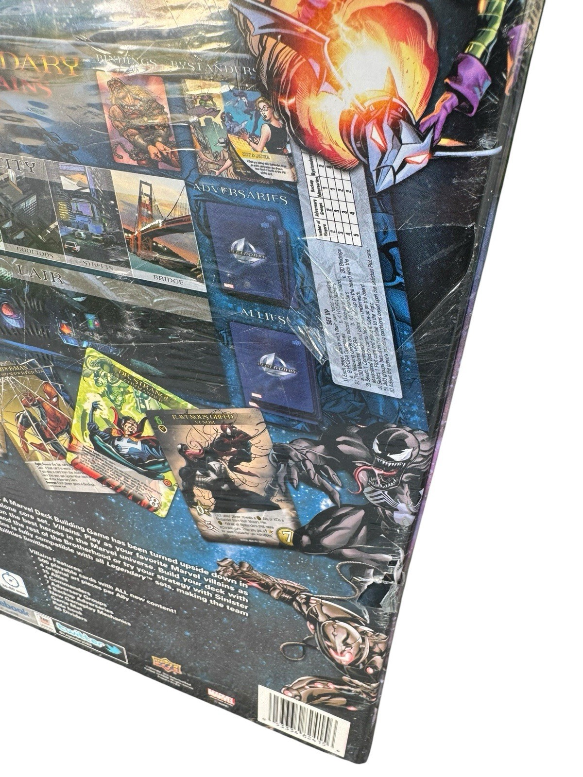 New Sealed Marvel Legendary Villains Deck Building Cards Upper Deck Board Game