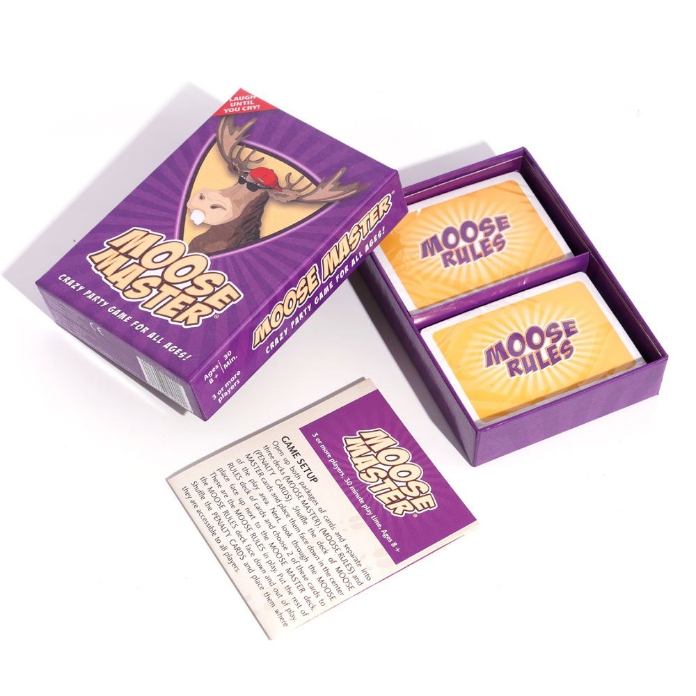 Moose Master Card Game,Crazy Party Game for All Ages,3-10 Players,Board Game JQ