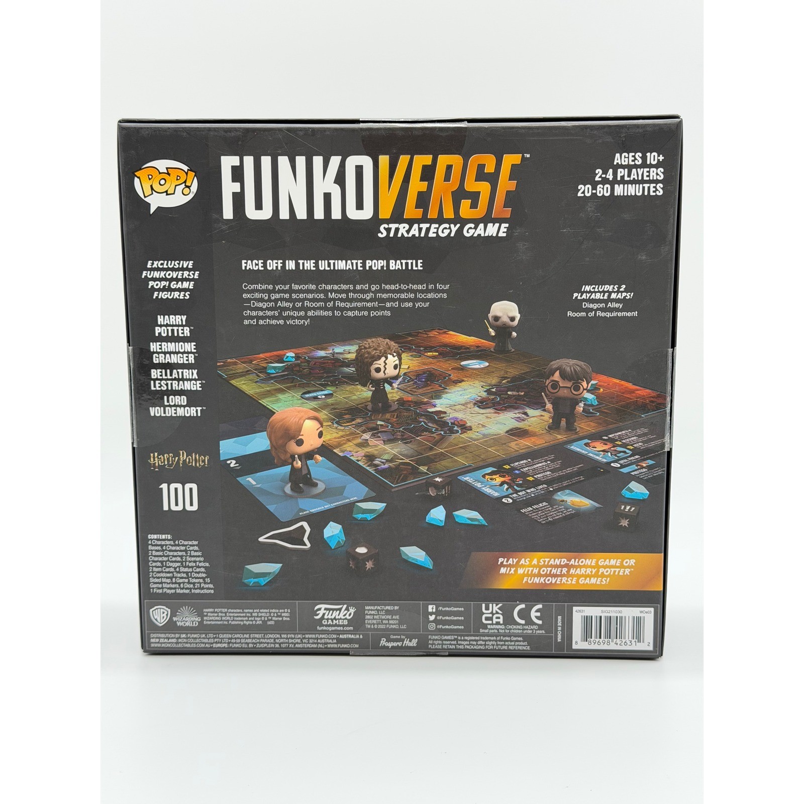 Funko Funkoverse Harry Potter Strategy Game 100 Base Set Voldemort Hermione