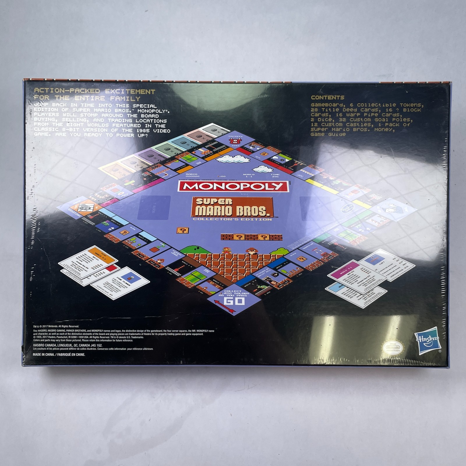Super Mario Bros. Hasbro Monopoly Collector’s Edition Brand New Factory Sealed