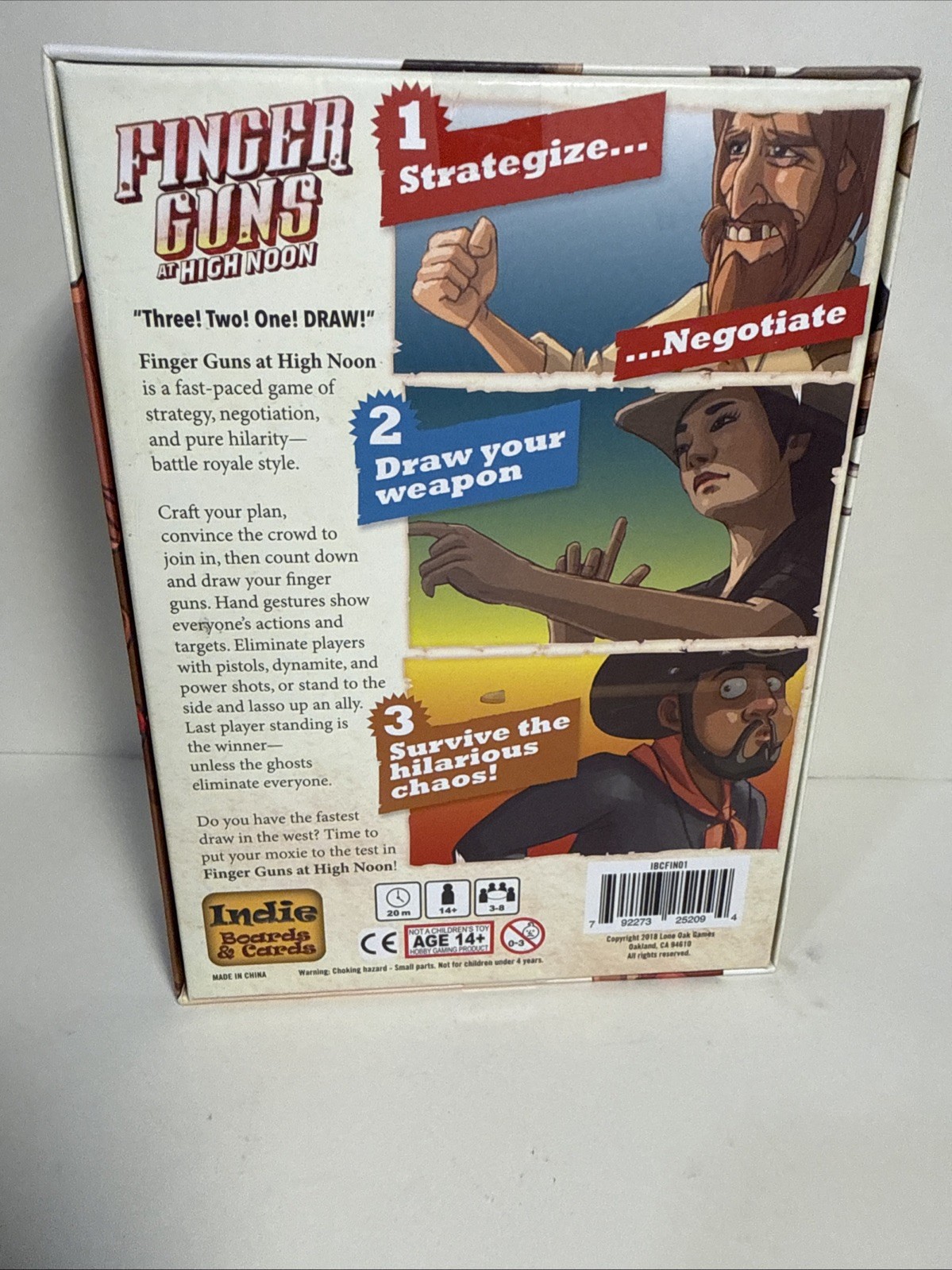 Indie Boards & Cards: Finger Guns At High Noon – Shoot Your Friends, Complete