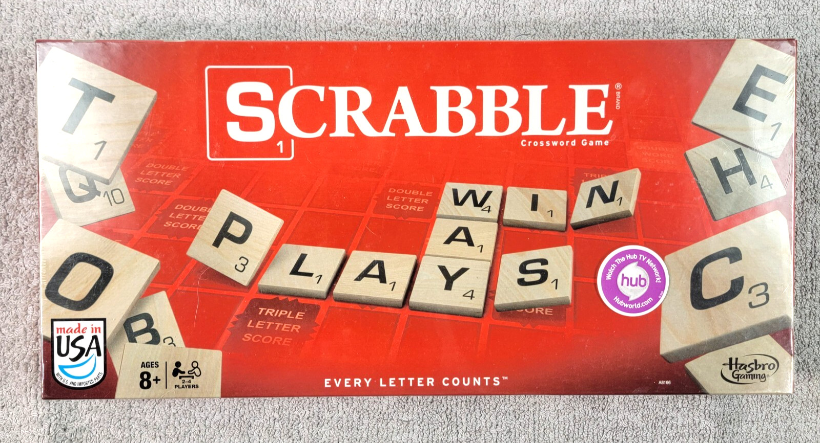 Scrabble Crossword Board Game Hasbro New 2013 Crossword Game *Sealed*