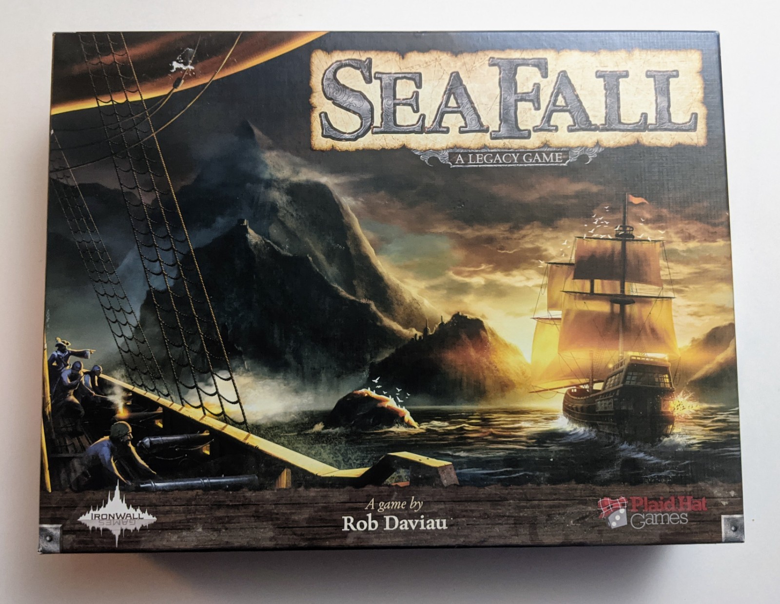 SeaFall – A Legacy Board Game – Plaid Hat Games – NEW – Opened/Unpunched