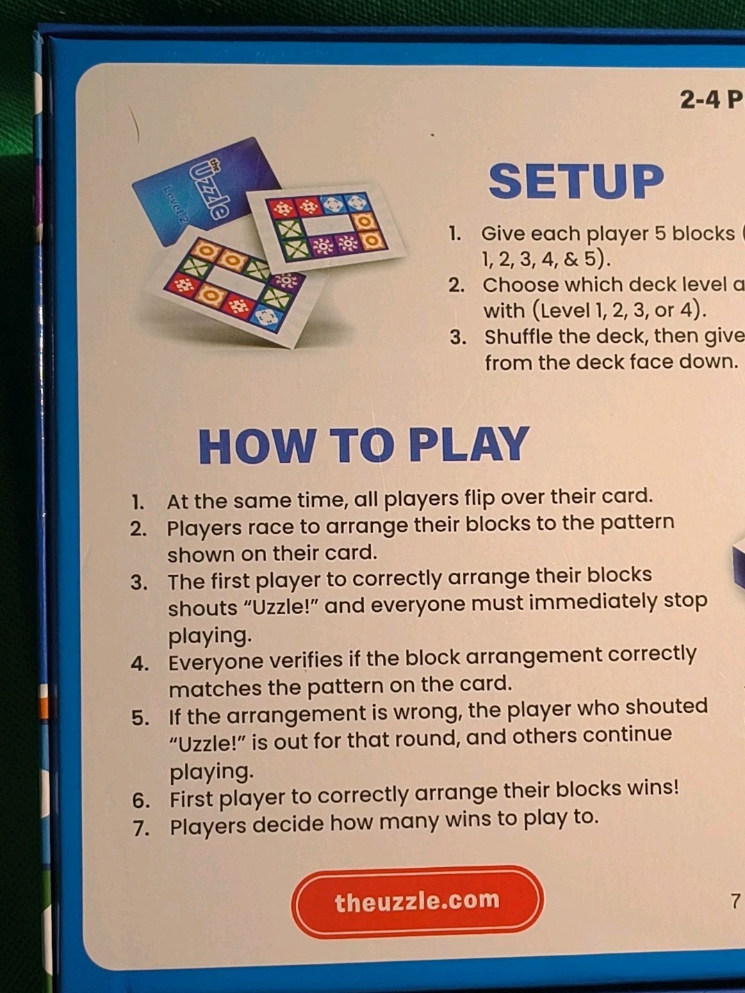 The Uzzle Board Game, Family Board Games for Children & Adults 100% Complete