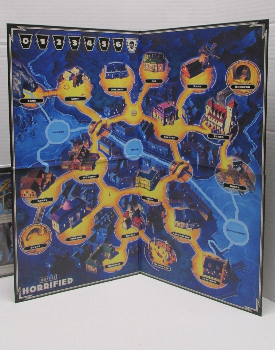Ravensburger Horrified Universal Monsters Strategy Board Game – Complete