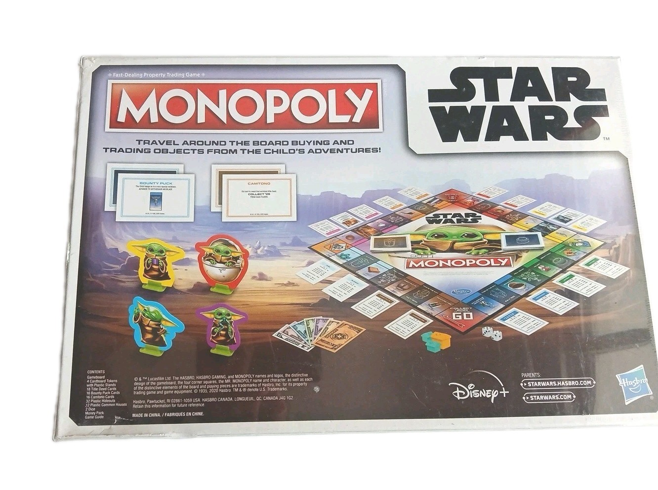 Star Wars Mandalorian And Yoda Grogu Sealed Monopoly Game Sealed