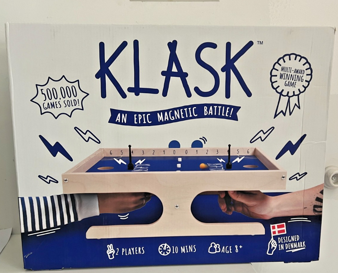 New KLASK The Epic Magnetic Battle Game – Unopened and Sealed