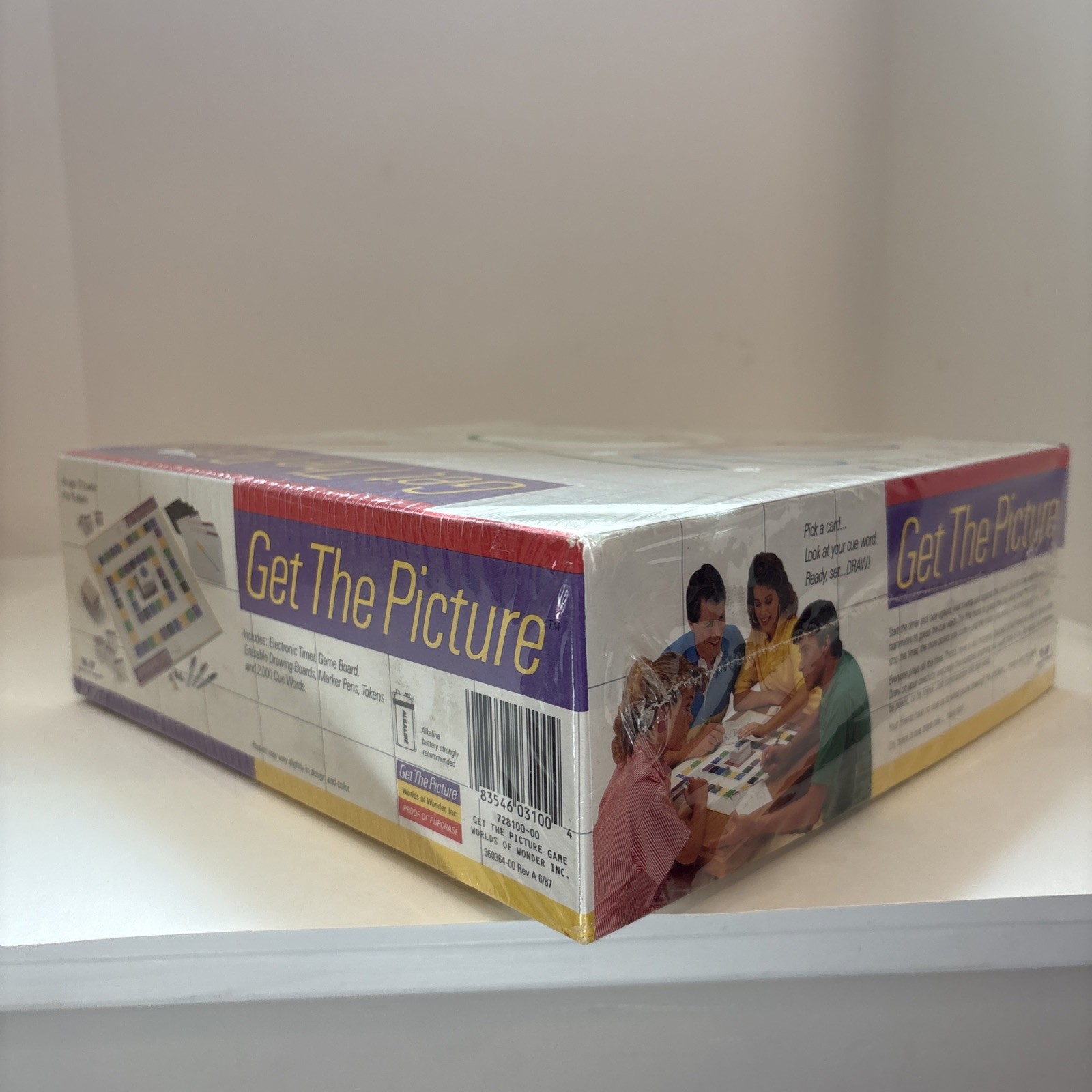 Get the Picture 1987 Board Game – Worlds of Wonder – NEW SEALED