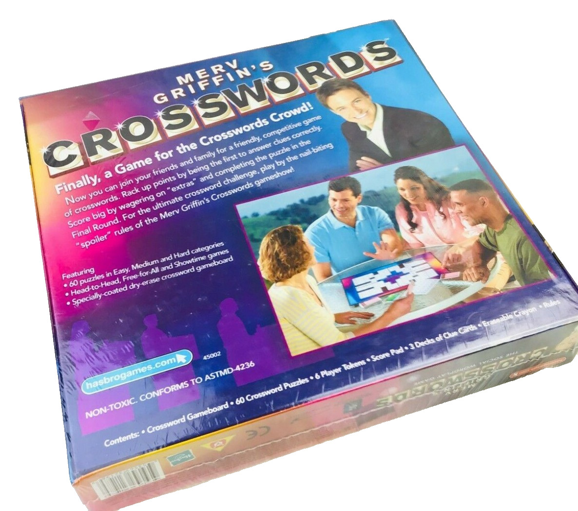 New Sealed Merv Griffin’s Crosswords Social Wordplay Parker Brothers Board Game