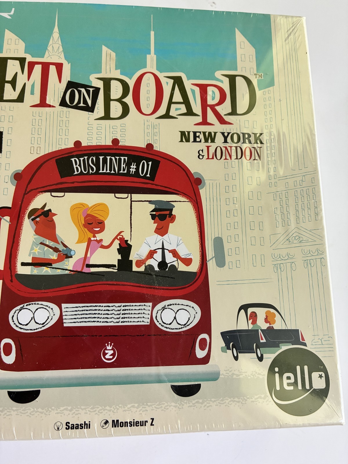 Get On Board New York & London Board Game IELLO New Sealed 2-5 Players Age 8+